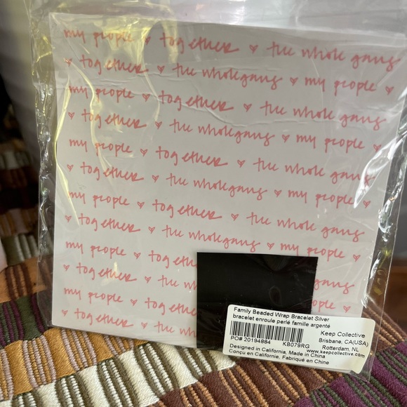 π KEEP Collective Inspo Bracelet by Stella & Dot, with tree of life charm, New - Picture 8 of 9